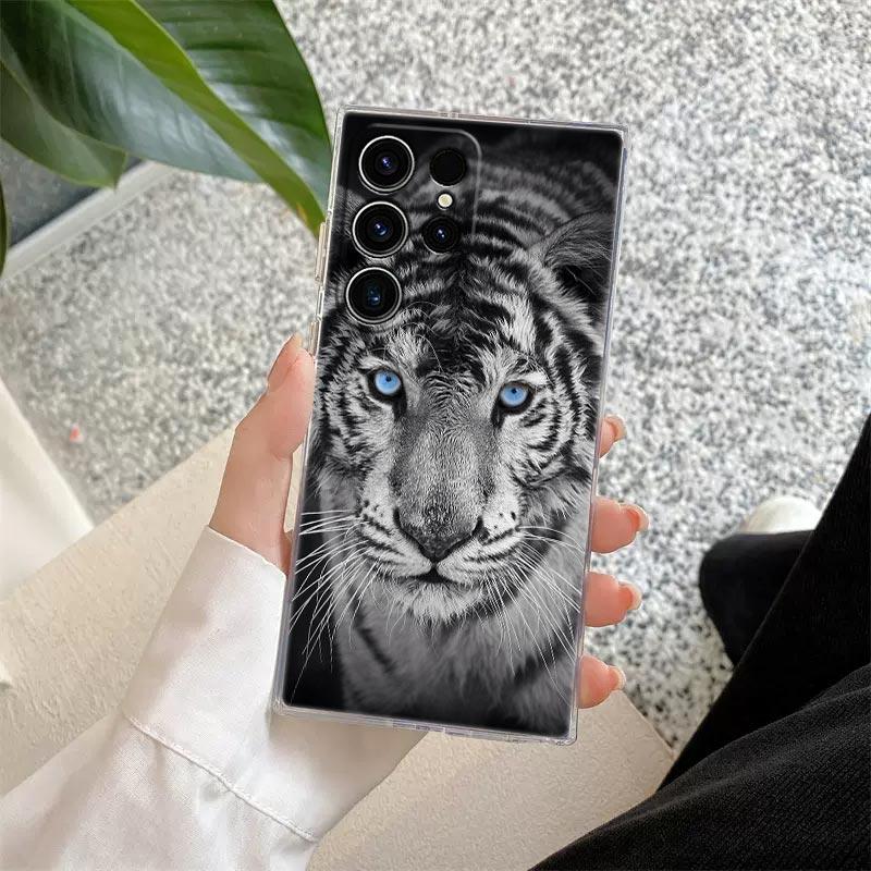 Чехол-бампер с изображением Орла, Кошки, Льва, Тигра для Samsung Galaxy S26 S25 S24 S23 Ultra S20 S21 FE S22 Plus S26 Ultra S25FE Galaxy S20