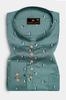 Cactus Green Penguin Printed Dobby Premium Giza Cotton Kurta Shirt