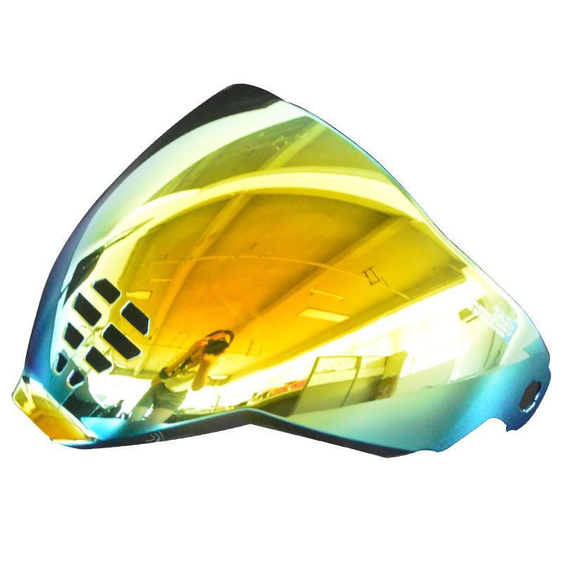 Universal Electroplated High-Definition Lens for Oni Mask Airflite Helmet - Tea Color, Day and Night Compatible
