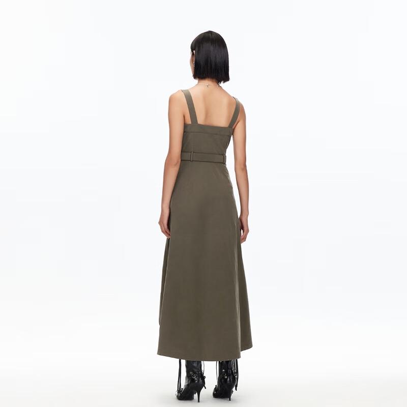 VEROMODA 2025 Autumn Street Style Workwear Strappy Midi Dress