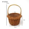 with Handle Imitation Rattan Handhold Household Braid Storage Baskets  Living Room Decoration