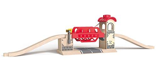 Hape Drawbridge, 23.6 x 16 x 11 cm, Ages 3 and Up, Wooden Pretend Play Toy, E3709