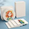 Professional Square Watercolor Paper Card Blank Postcard 300g Medium Coarse Grain Painting Supplies Arts Watercolor Paper Sheets