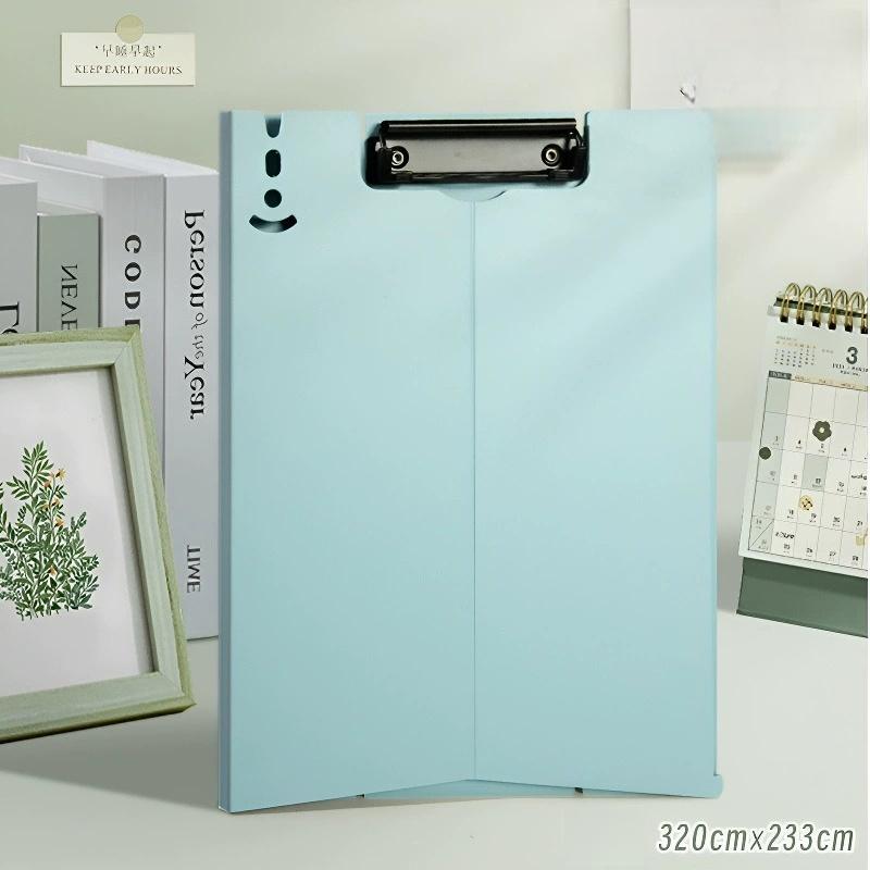 Clipboard Foldable, Folder Clipboard Plastic Clipboards with Profile Clip,File Folder Storag Clipboards for A3 A4 Paper