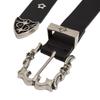 Cintura in Pelle alla Moda con Borchie a Stella Uniche per Giovani Adulti Versatile di Alta Gamma Punk- Chiusura a Spilla Cintura Casual da Donna