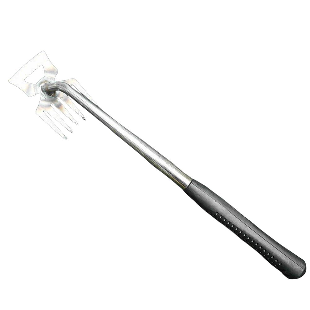 2 In 1 Loose Soil Weeder Ergonomic Handle Manual Hand Weeding Removal Puller V Fork Weeding Removal Puller Wild Vegetable Shovel
