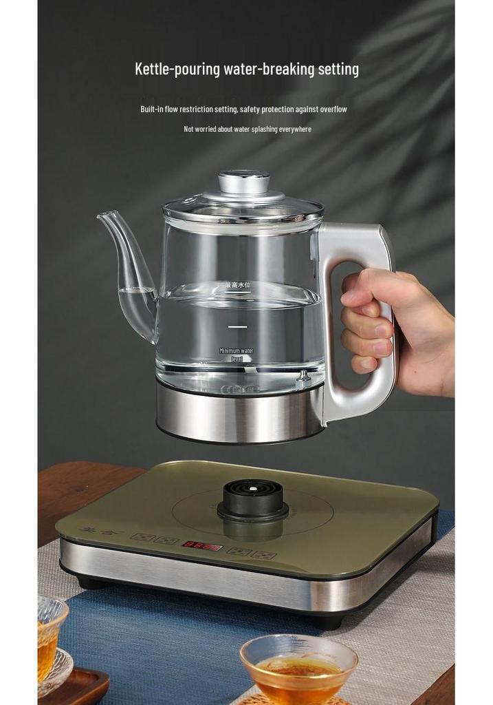 High-Power Automatic Water Filling & Boiling Kettle, 1.5L Capacity, Integrated for Home Use.