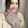 Schal Imitation Rexkaninchenfell Doppelseitig Verdickt Paarschal Damen Herbst und Winter Einfarbig Warm Langer Vielseitiger Schal