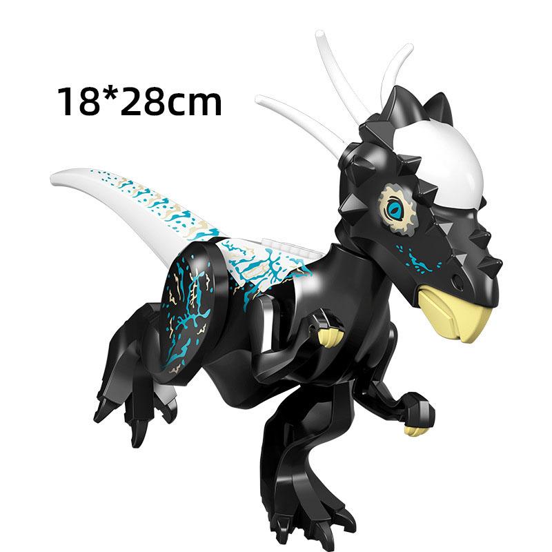 Jurassic Dino World Store Dinosaurfigurer Klosser Byggeklosser Velociraptor T-Rex Triceratops Indominus Rex Leker For Barn