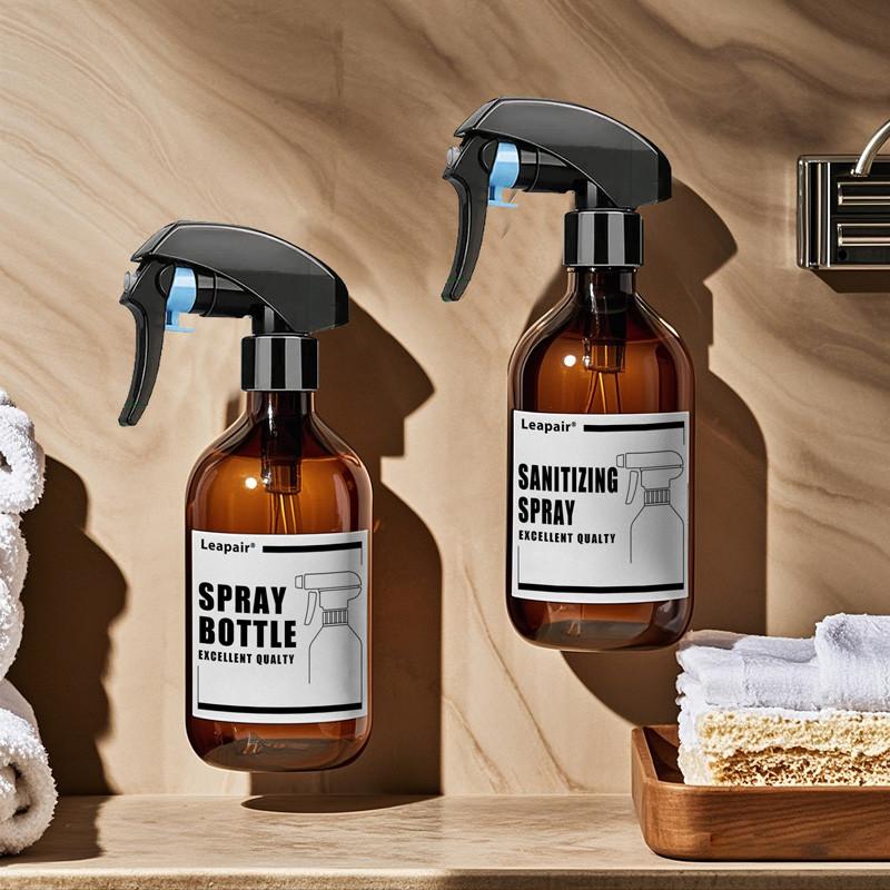 500ml Etiketli Yeniden Doldurulabilir Sprey Şişeleri Plastik Taşınabilir Tetik Sprey Şişesi Bahçe Bitki Mutfak İçin Makyaj Aracı