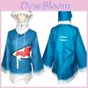 Gawr Gura Cosplay Costume Featuring Shark-themed Design For Halloween Parties