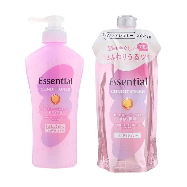 Kao - Бальзам-кондиционер Essential Soft & Glossy 300ml Refill