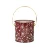 Santa Claus Christmas Candy Box Snowman Cookies Biscuit Case Xmas Candy Bucket  New Year