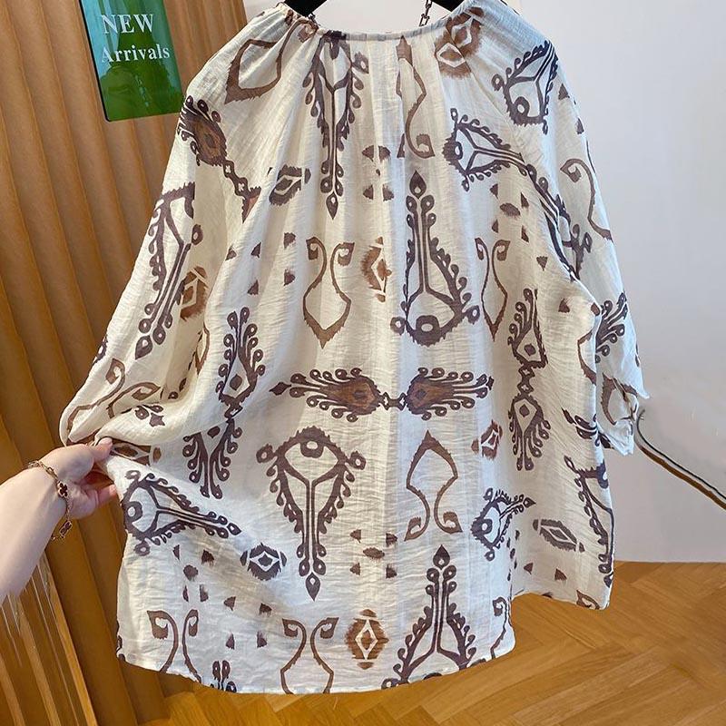 Tops for Women Long Sleeve Shirts Summer Thin Oversize Casual Shirt Loose Blouse Pullover Tops
