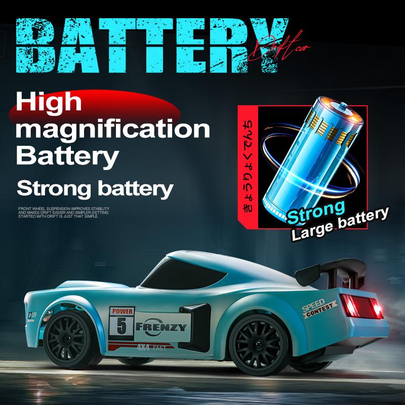2.4G RC Drift Car 1/24 4WD Remote Control Car High Speed Four Wheel Drive Radio Controlled Mini Racing Model Boy Toy Gift