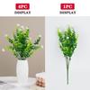 1 Bundle Artificial Flowers Outdoor Shrubs Plants UV Resistant Fake Flower Greenery for Office Kitchen Wedding Hotel Decoration