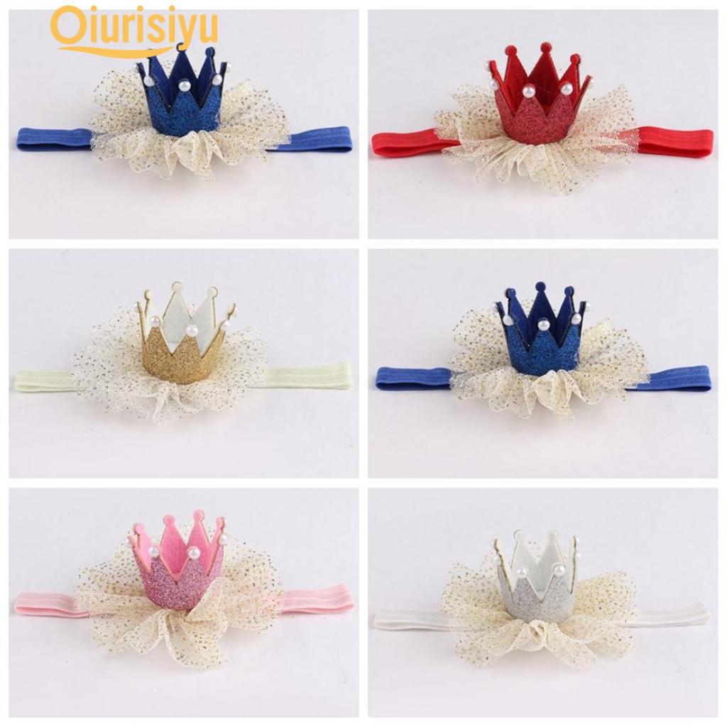 Girl Toddler Lace Crown Hair Band Headwear Headband Accessories Lady Favorite