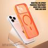 KEYSION Magnetic Matte Transparent Case for MagSafe for iPhone 17 Pro Max Silicone+PC Shockproof Wireless Charging Phone Cover