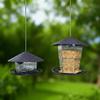 Feeding Tool Folding Hanging Bird Feeder Waterproof Large Capacity Wild Bird Feeders Bite Resistant Bird Food Dispenser Patio