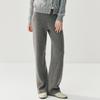Women's High-Waist Cashmere Knitted Wide-Leg Pants for Autumn and Winter