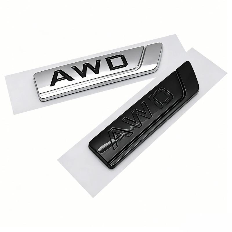 AWD car sticker, suitable for Boyue New Emgrand Borui English rear tail sticker body sticker modified ABS car sticker