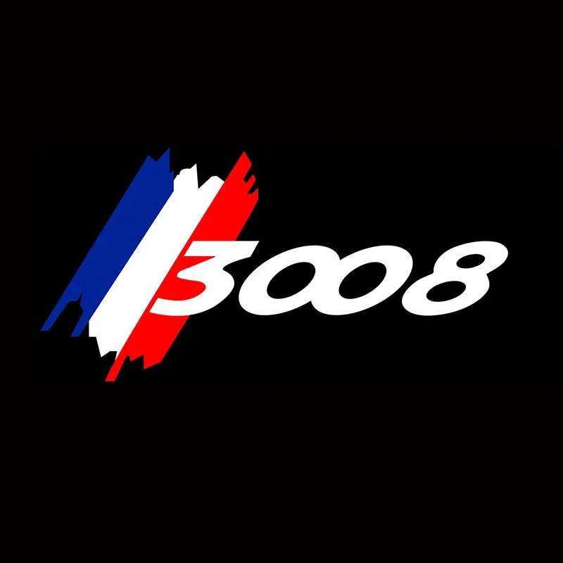 Car Sticker 2025 Hot 2pcs Car LED Door Welcome Light for Peugeot 206 207 307 308 3008 4008 5008 RCZ Laser Projector Ghost Shadow