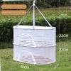 Folding Dry Rack 6 Layers Drying Net for Herbs Hanging Basket Dryer Bag Mesh Herb Drying Net for Flowers Buds Plants Organizer