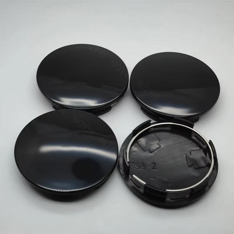 

4Pcs/Set 68mm Car Vehicle Wheel Hub Center Cap Cover ABS Black Silver Universal High Quality Durable Exterior Auto Accessories чорний
