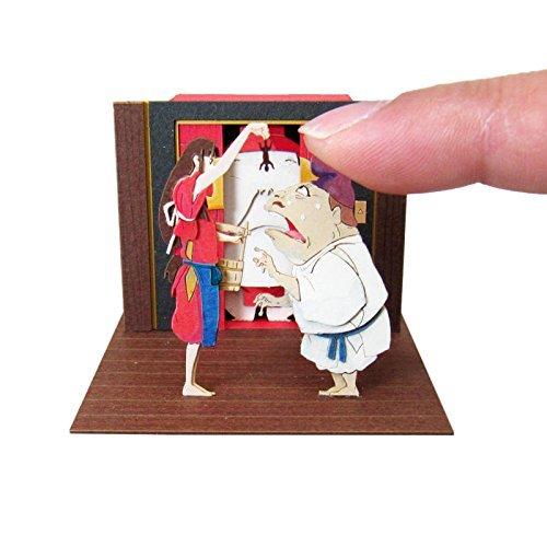 Sankei Studio Ghibli Mini Spirited Away: Rin, Frogman, and Oshira-sama Non-Scale Paper Craft MP07-72