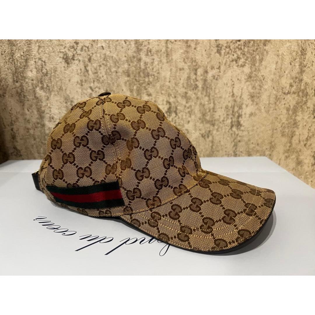 Used GUCCI original GG canvas baseball cap