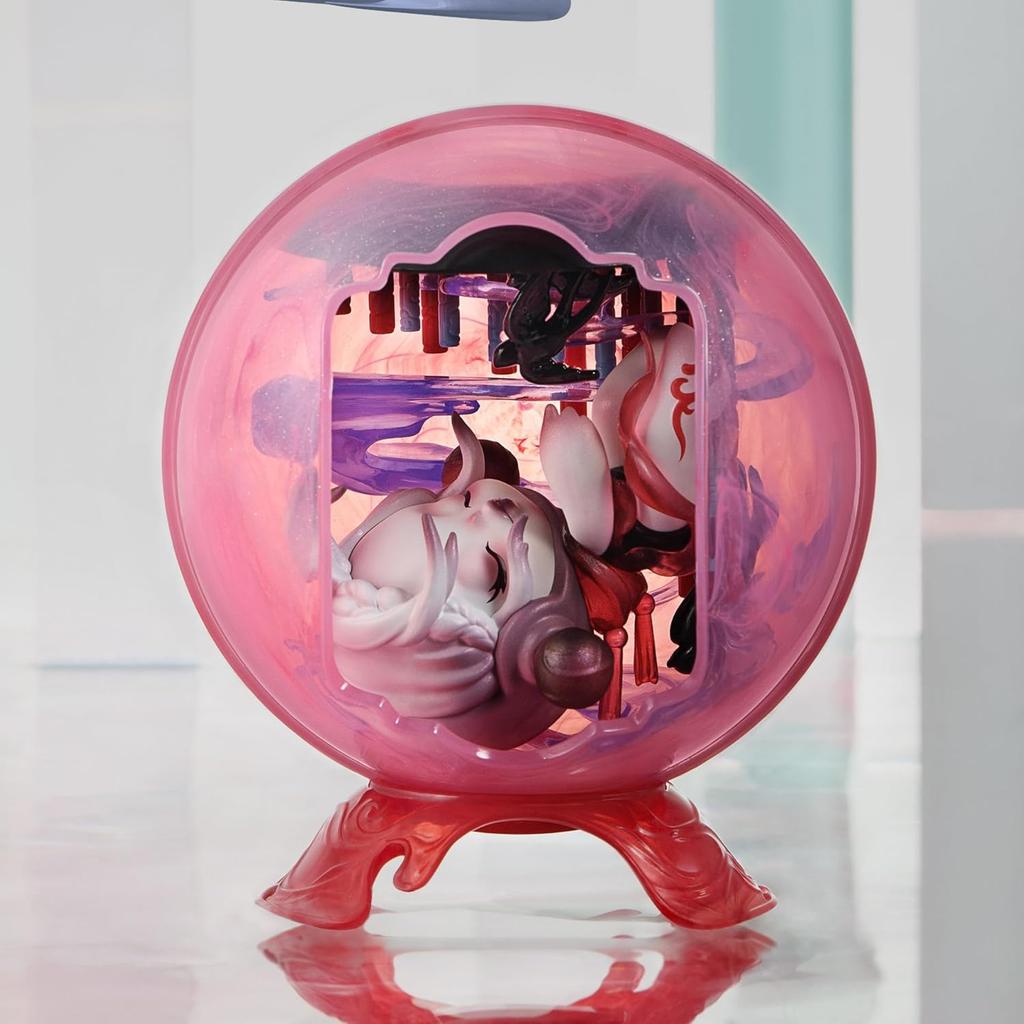 POP MART SKULLPANDA The Mirage Series Figures Blind Box Figures, Random Design Mystery Desk Accessories, Single Box