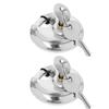 2 Pcs Padlock Combination for Locker Container Padlocks Outdoor Use Silver Cargo