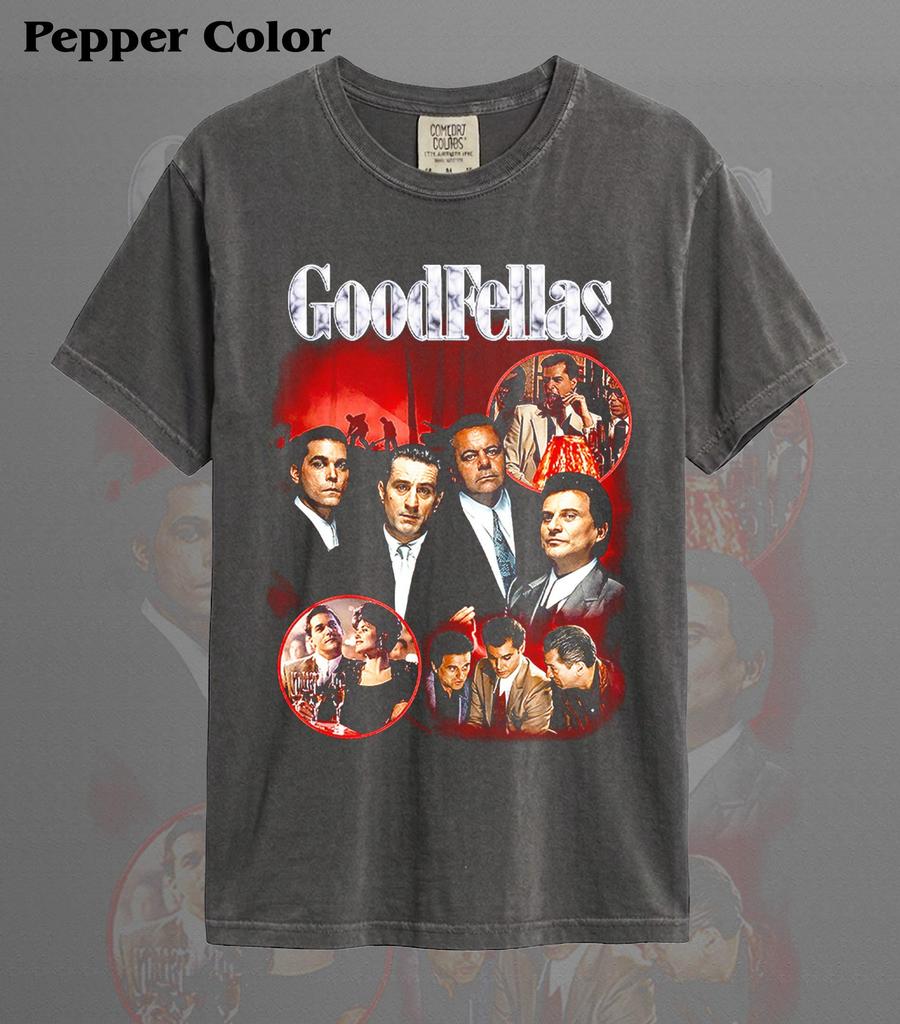 GoodFellas Movie Shirt – Vintage Washed Cotton, Multiple StylesID