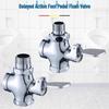 Deer Stainless Steel Foot-Operated Squat Toilet Flush Valve