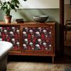 45x300CM Rose Skull Art Wall Decor Wall Stickers Pvc Self Adhesive Bathroom Kitchen Cupboard Backsplash Decor Decals