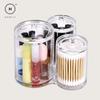 Homlly 3pc Acrylic Clear Cotton Ball and Swab Organizer