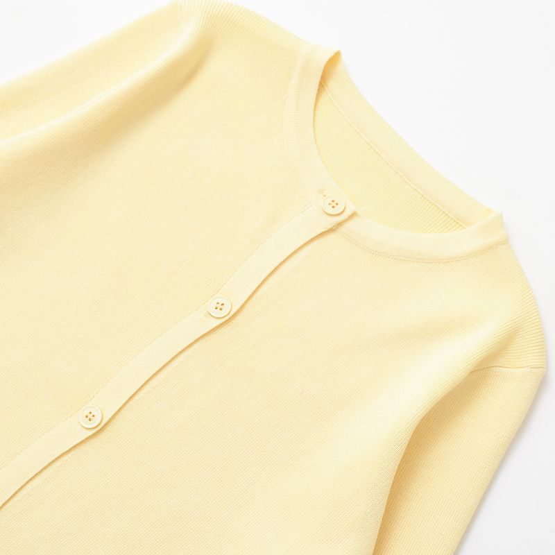 Kaslead New Women Clothes Western Style Fashion Simple and Versatile Solid Knitted Outerwear 5755129