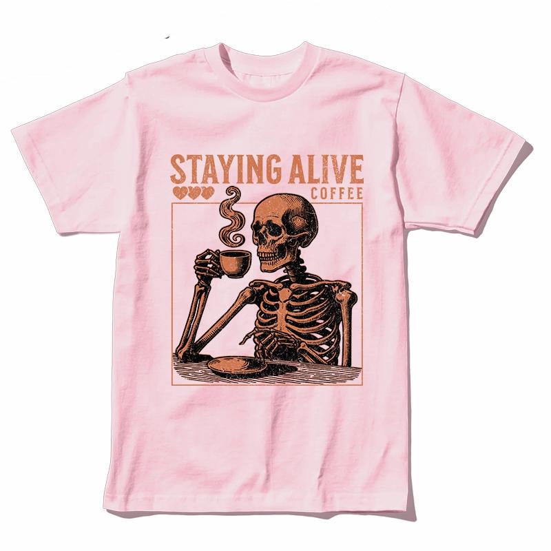 Coolmind U0020-T2 Skull Exclusive Graphic Men Tshirt Big Size Cool T Shirt Men Unisex Tee Shirts Tops