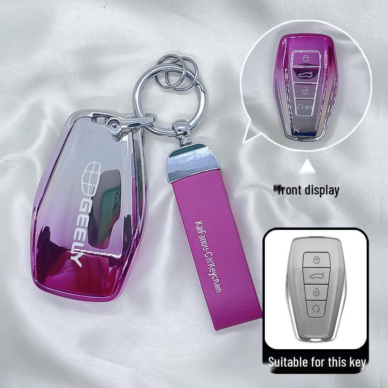 2025 Geely Haoyue L Key Case: Unisex Car Protective Cover with Buckle