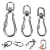 Quick Release Snap Hooks Locking Dog Leading Carabiner Clip  For Dog Walking Camping