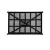 Car Roof Cargo Net with Mesh Access Panel and Mounting Hardware for Soft Item Storage In Cars SUVs and MPVs Daily Use