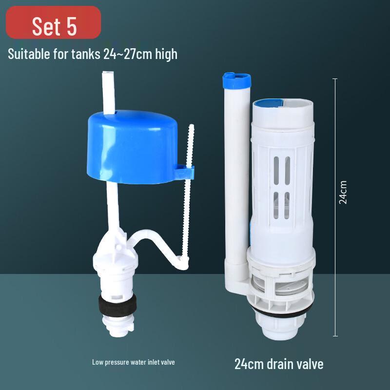 You Shu Old-Style Toilet Fill and Flush Valve Set