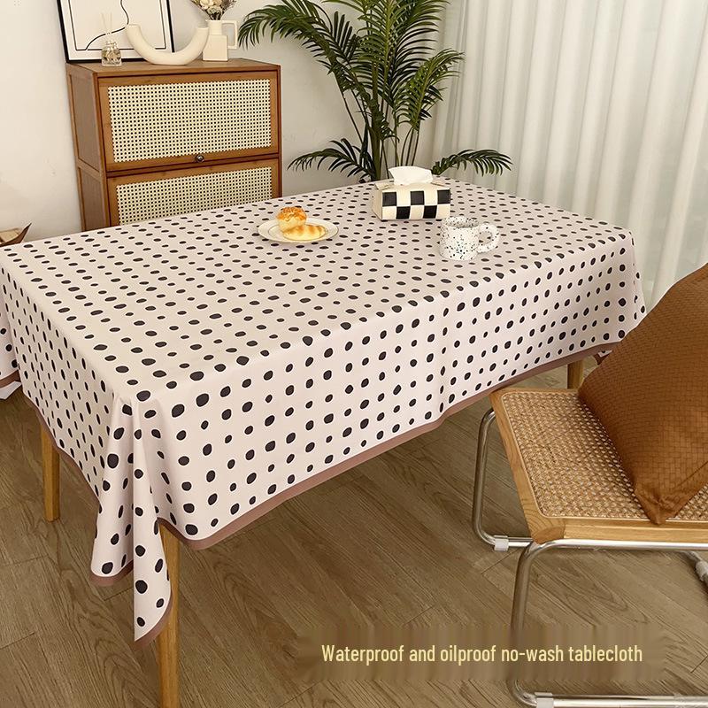 Retro Vodotěsný Olejivzdorný Žáruvzdorný Ubrus - Nežehlivá Obdélníková Látka na Stoly a Konferenční Stolky