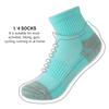 Womens Ankle Anti-blister Thick Cushioned Cotton Wicking Hiking Athletic Running Socks 5 Pairs
