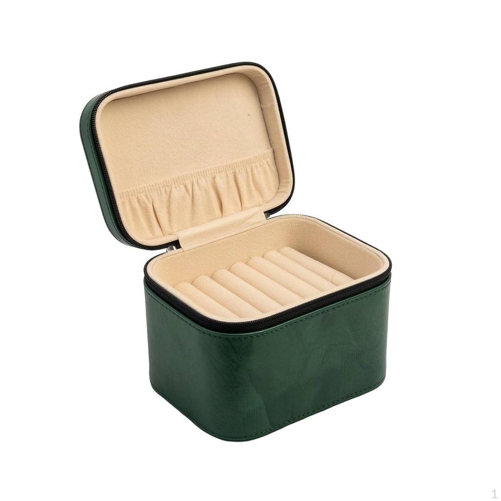 Bracelet Storage Box Portable Bangle Case HardSided with Handle for Journeyers,