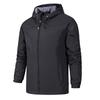 Herren einfarbige Kapuzenjacke: Winddicht, Wasserdicht, Lässige Outdoor-Dünnwindjacke für Frühling, Herbst, Winter