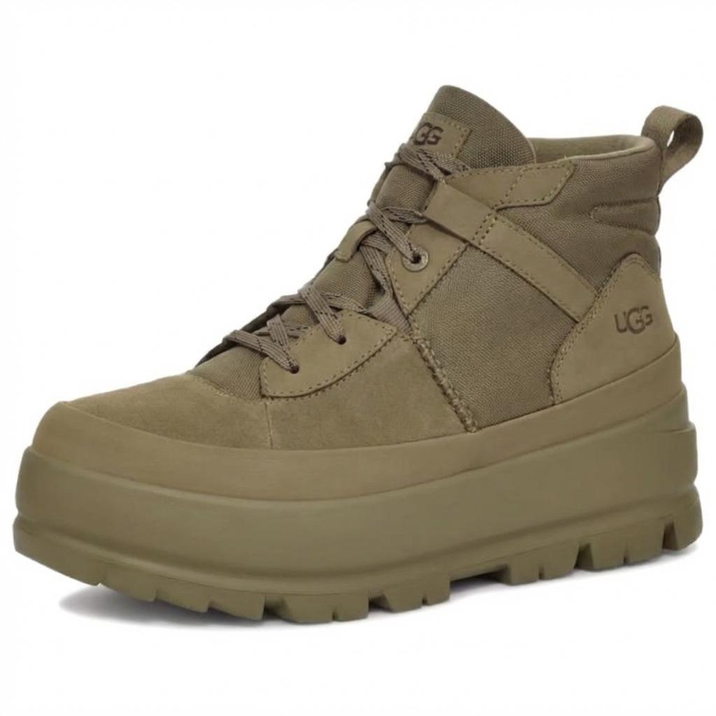 UGG Stivali Martin Corti da Uomo alla Moda a Punta Rotonda Verde 1158214-SDC