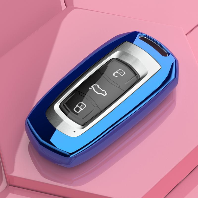 Étui à clé Geely Geometry Emgrand EV: Coque intégrale pour télécommande de véhicule à énergie nouvelle 16-24