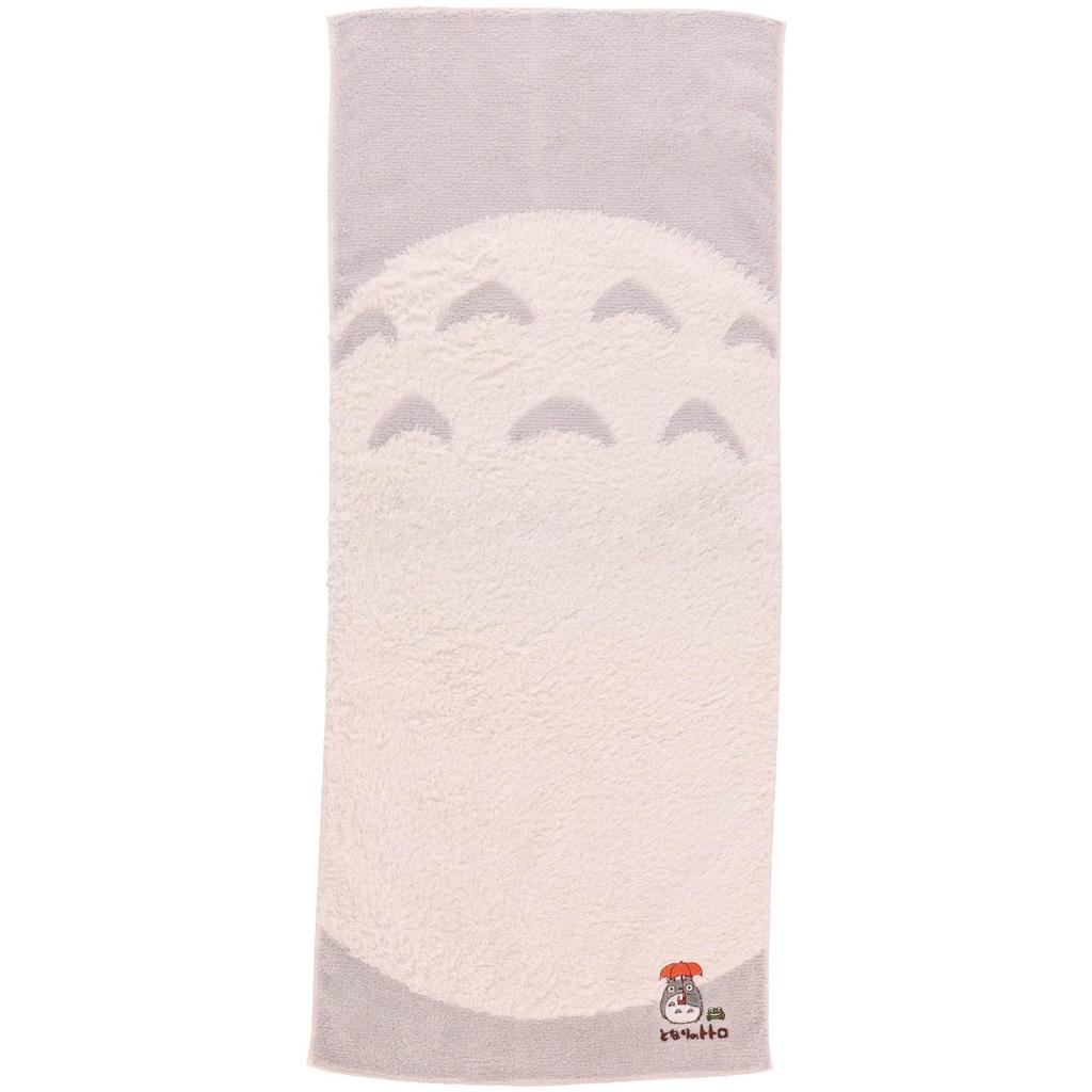 Marushin Face Studio Ghibli Organic 1005057900 Towel, Totoro, Totoro's Belly, Cotton, No-Twist Yarn, Fluffy,