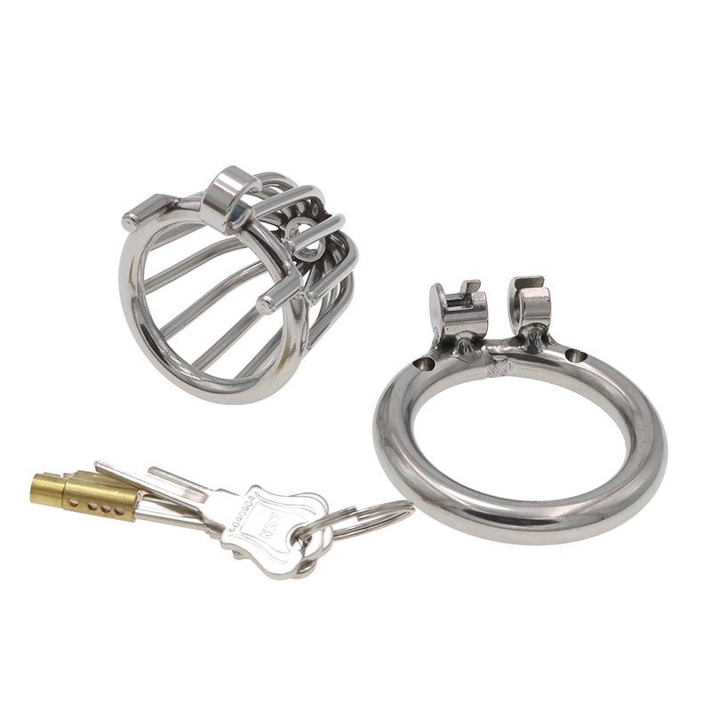 Stainless Steel Chastity Lock Penis Cage Bondage Alternative Sex Tools Passion Lower Body Training Adult Toys